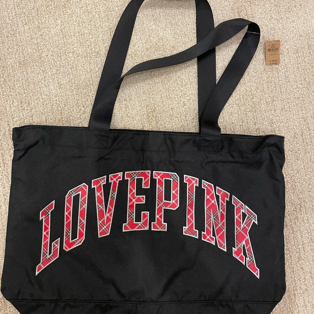 Pink overnight bag